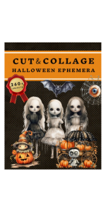 Cut and Collage Halloween Ephemera Book