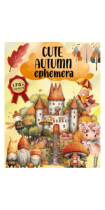 Cute Autumn Ephemera Book